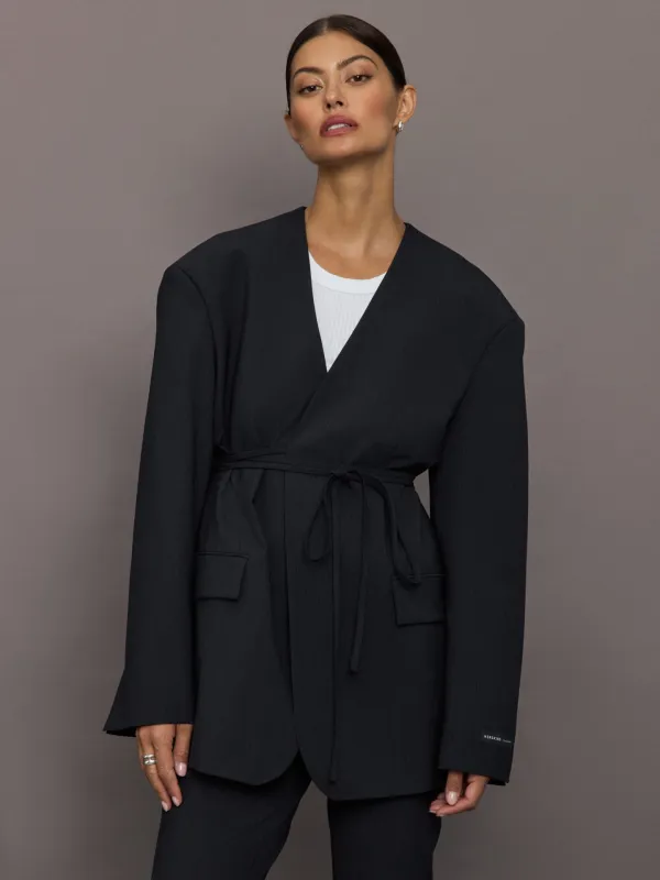 Indiana Blazer - Navy Melange made by Herskind