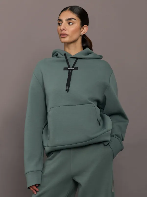 Focus Tech Hoodie - Olive sold by Carbon38