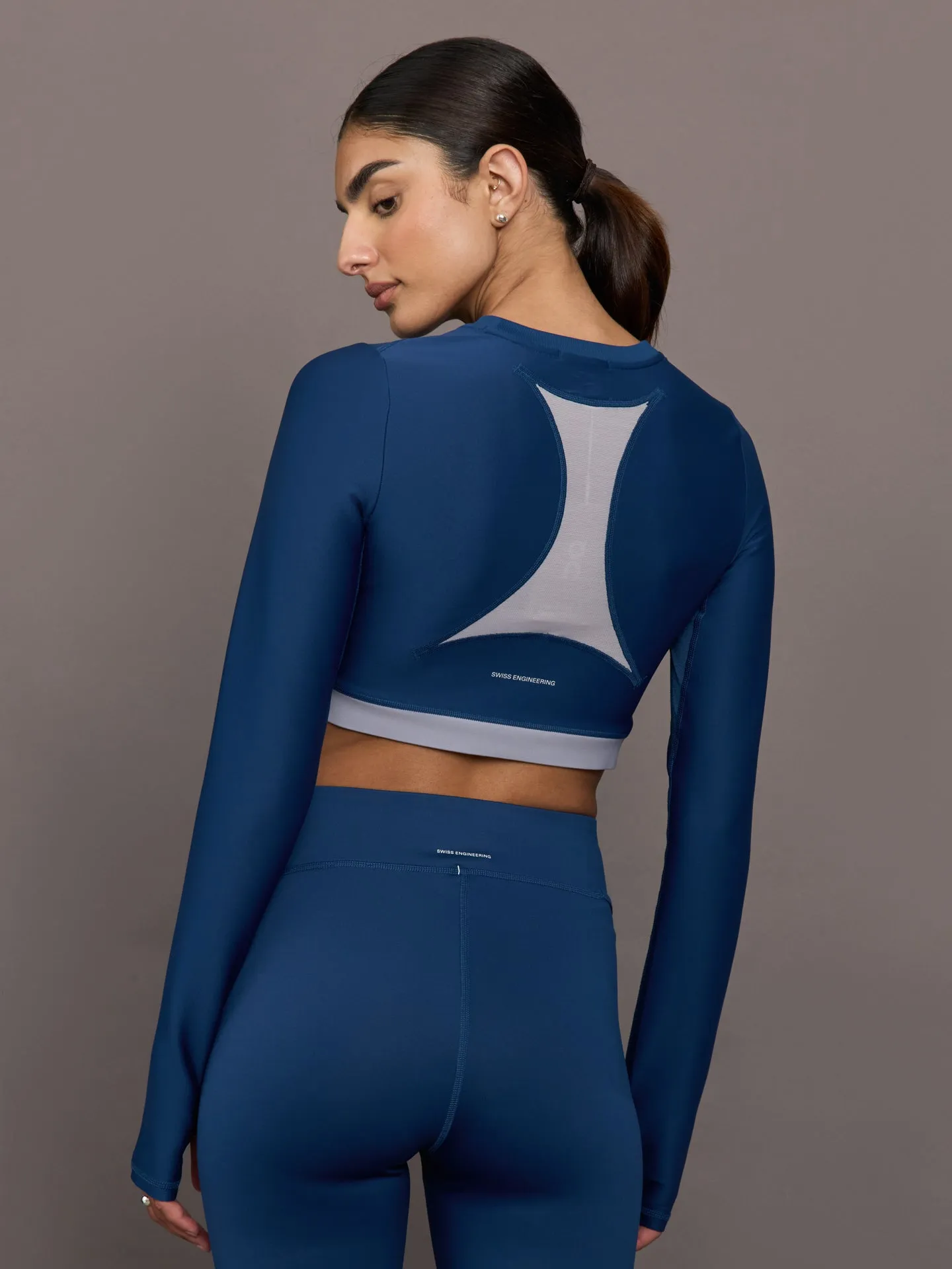 Train Long Sleeve Crop - Tempest sold by Carbon38 product image thumbnail 5