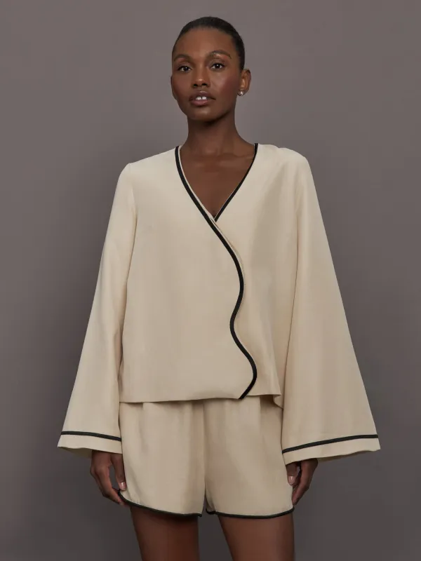 The Cressida Shirt - Fawn made by Sancia