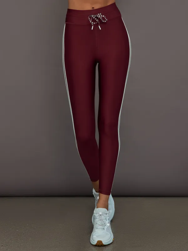 Oxford 25in Midi Pant - Red sold by Carbon38