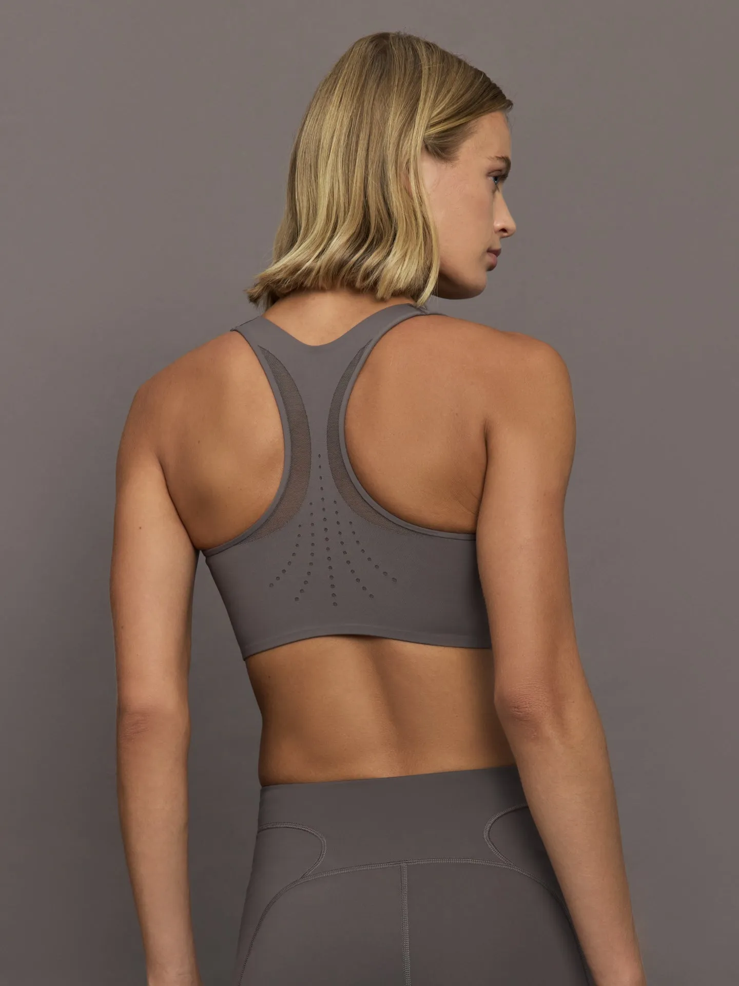 aSMC TruePurpose Power Impact Training Bra - Charcoal sold by Carbon38 product image thumbnail 4