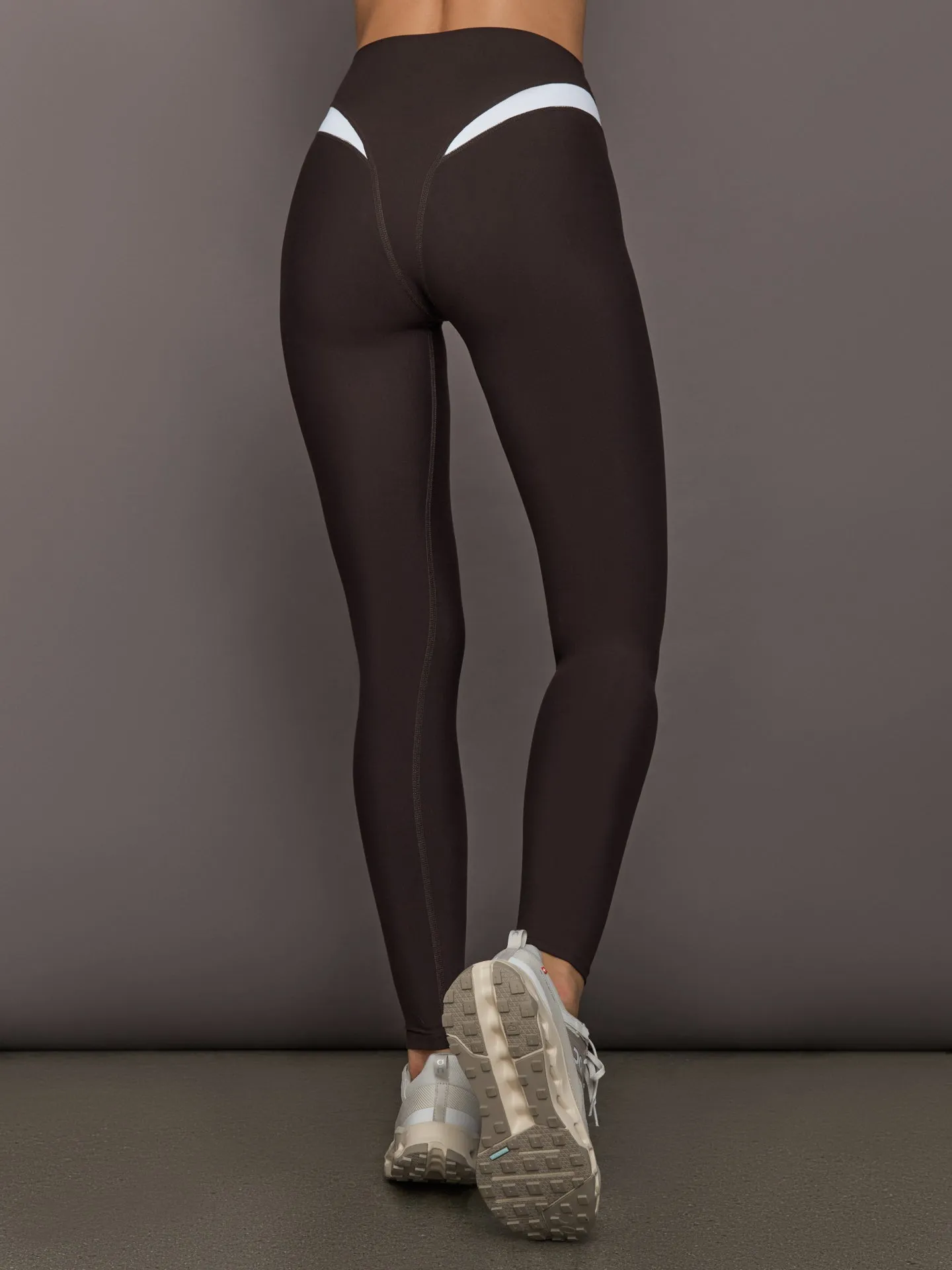 Spliced Colorblock Legging in Melt - Chocolate Torte sold by Carbon38 product image thumbnail 4