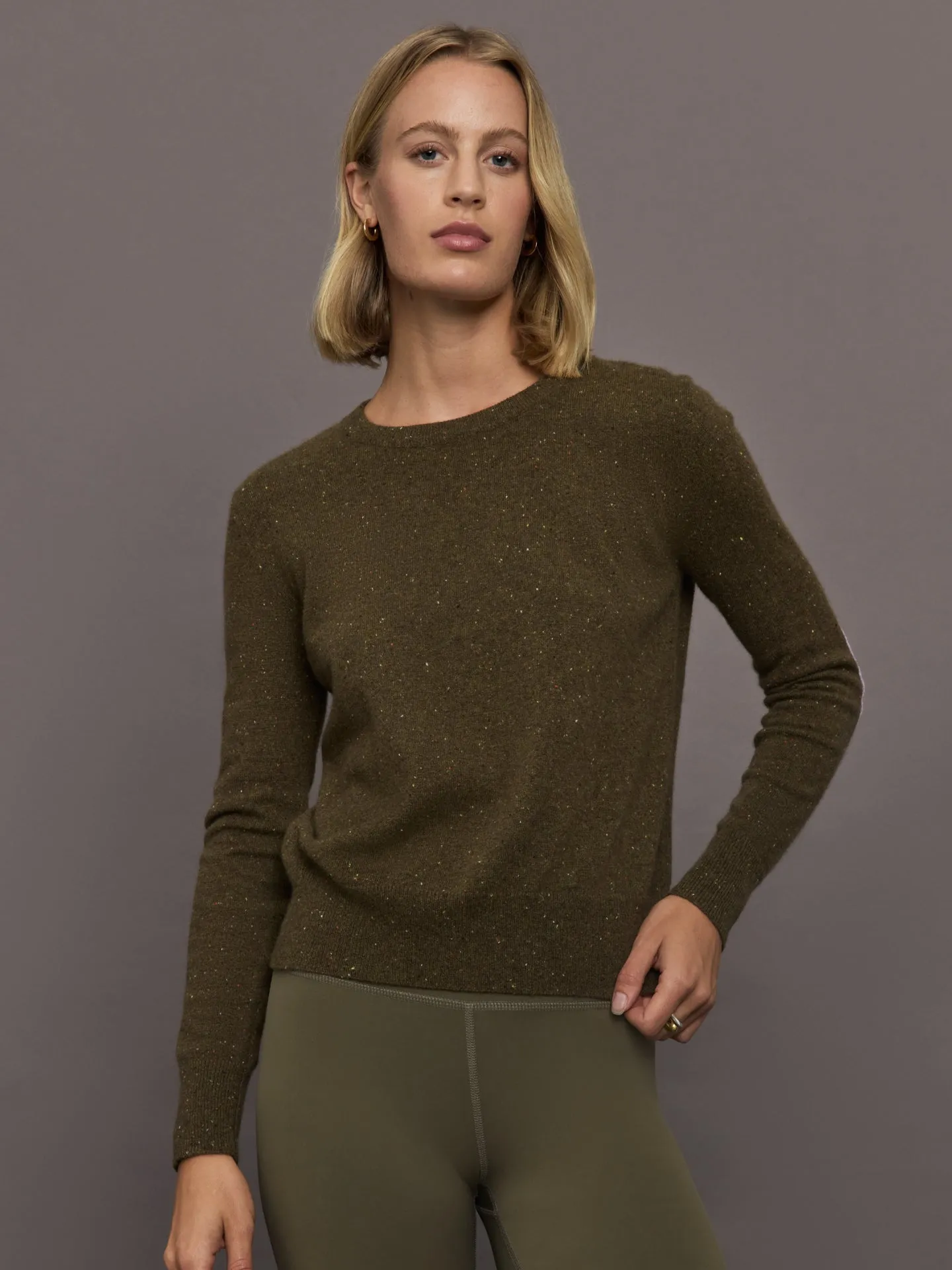 Patchwork Pullover - Army Green sold by Carbon38