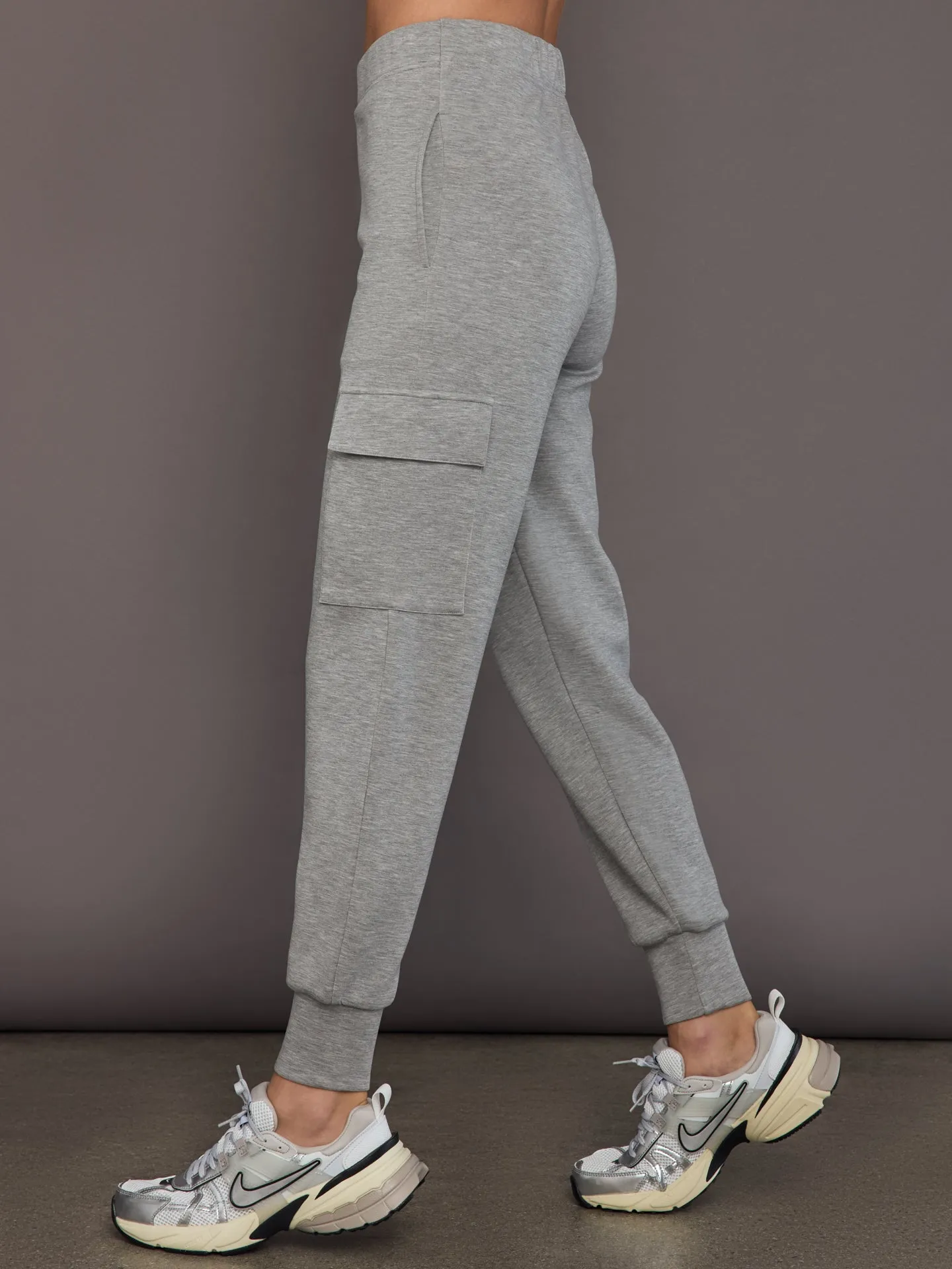 Cargo Jogger in Modal Luxe - Heather Grey sold by Carbon38