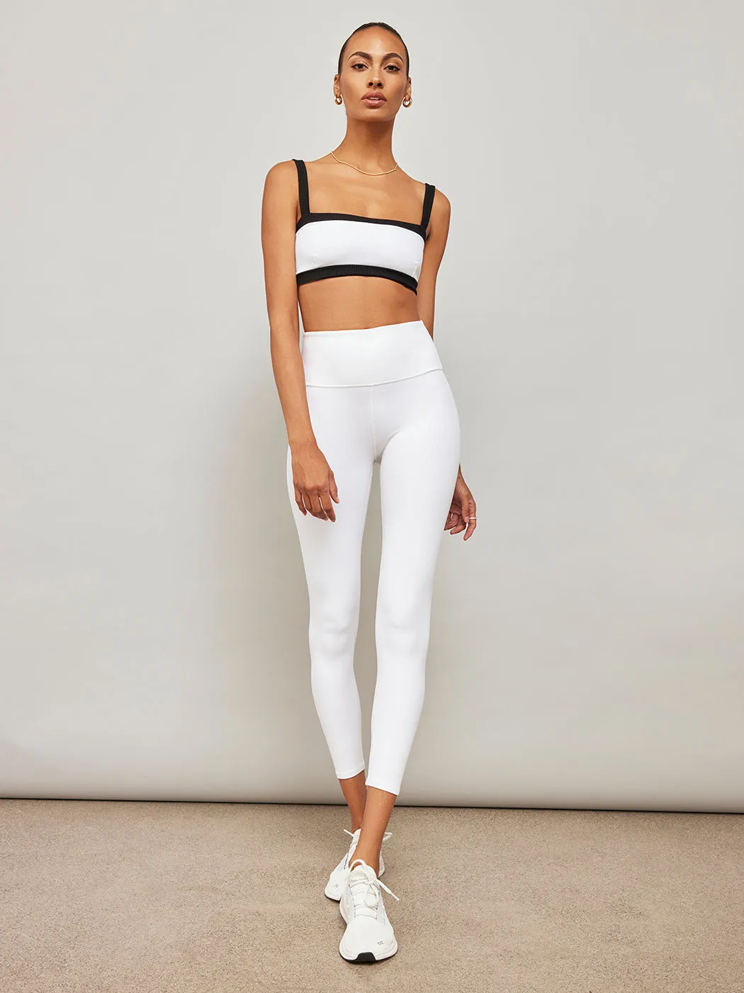 Color Blocked Bra - White And Black sold by Carbon38 product image thumbnail 3