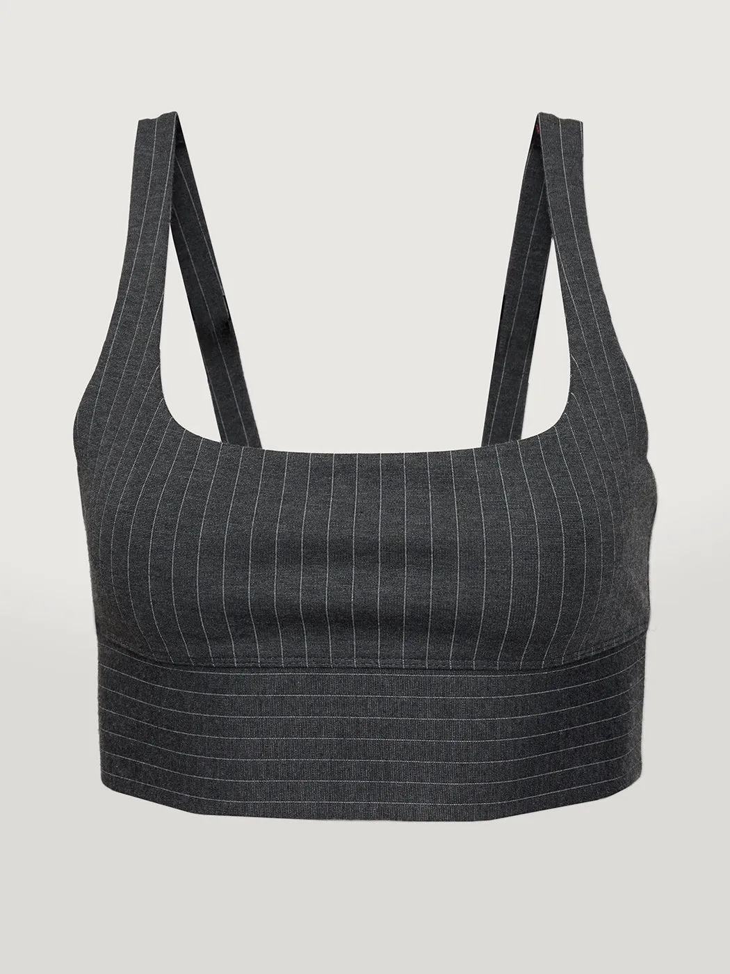 Pinstripe Bra - Charcoal sold by Carbon38 product image thumbnail 5