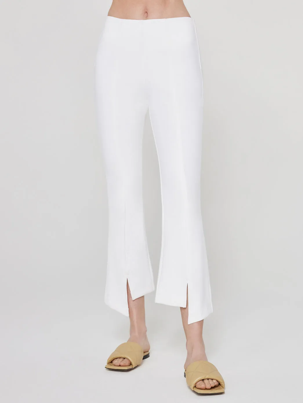 Upper East Split Flare - White sold by Carbon38