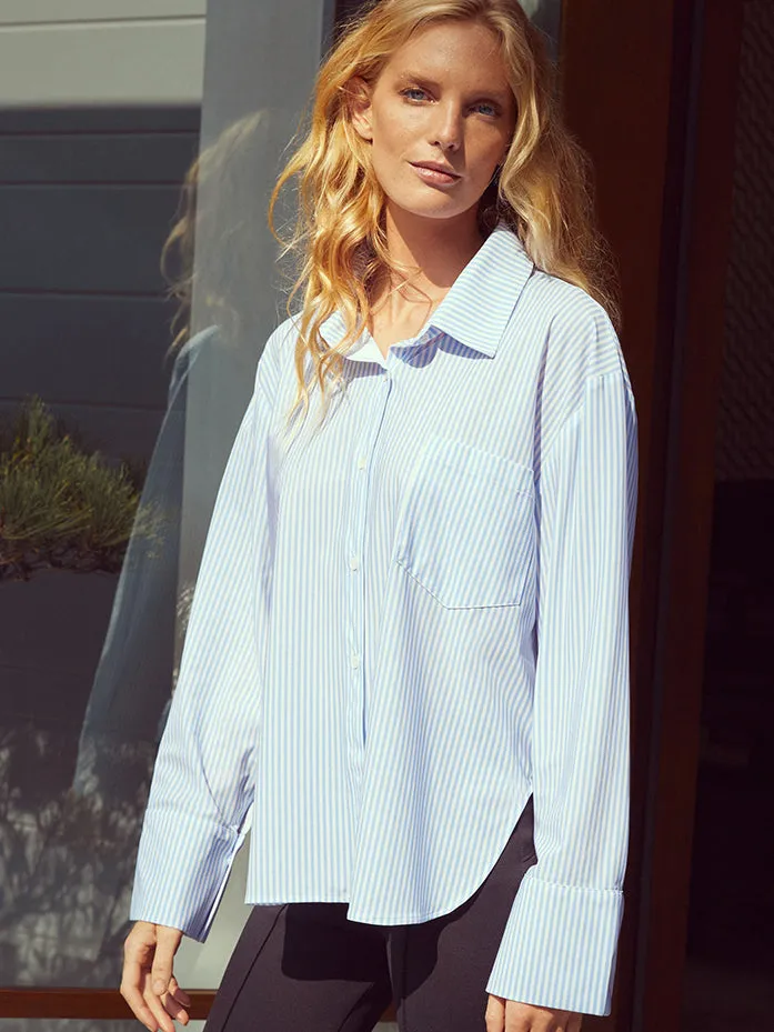 Oversized Shirt - Blue sold by Carbon38