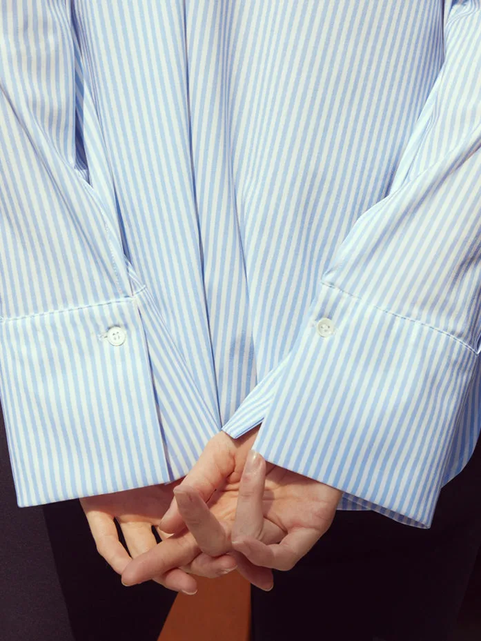 Oversized Shirt - Blue sold by Carbon38 product image thumbnail 5