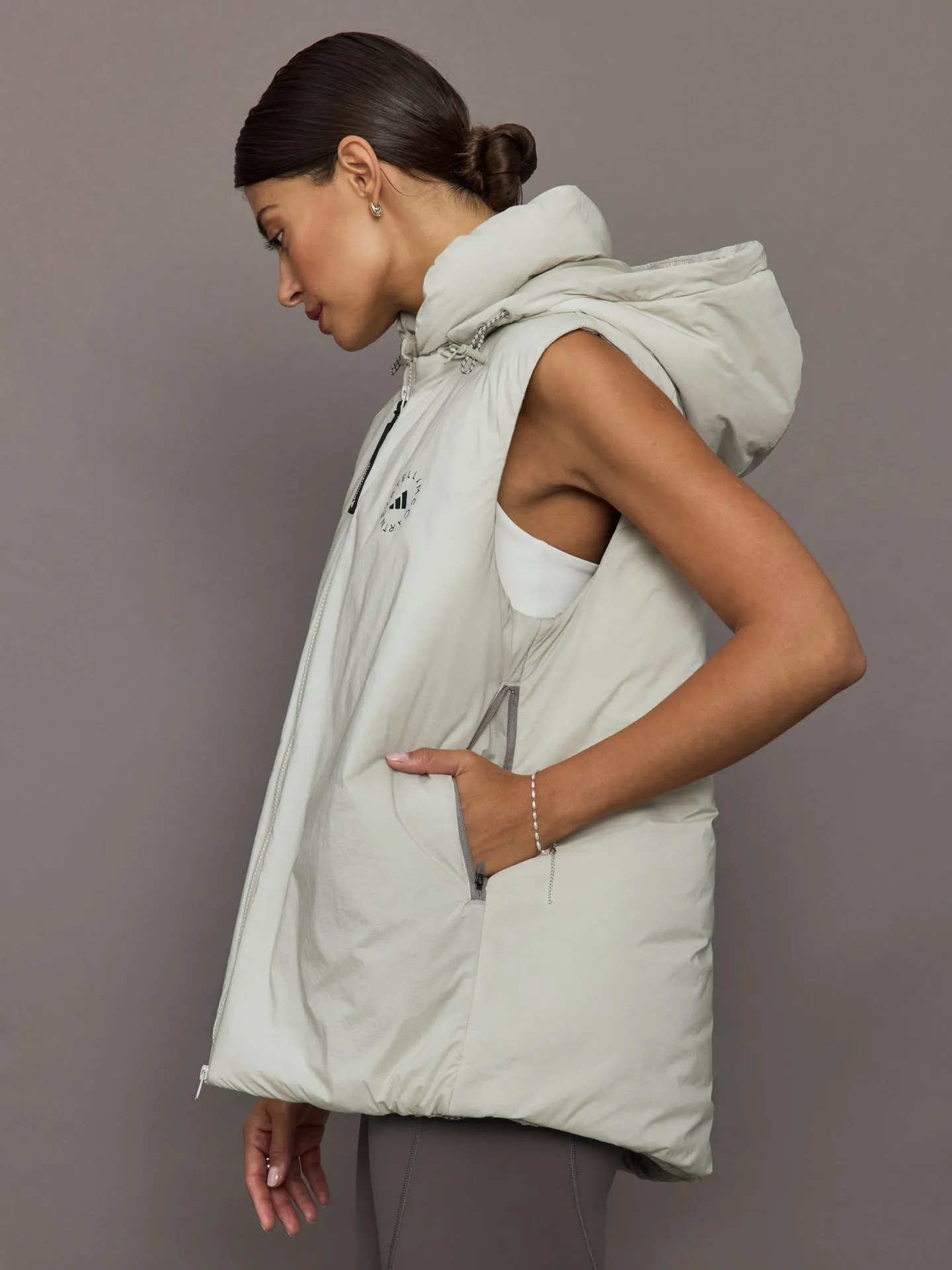 aSMC TrueNature Padded Vest - Willow Grey sold by Carbon38 product image thumbnail 4