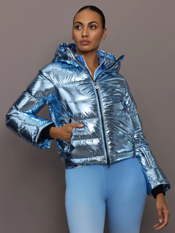 Polar Flare Ski Jacket III - Light Blue Foil sold by Carbon38