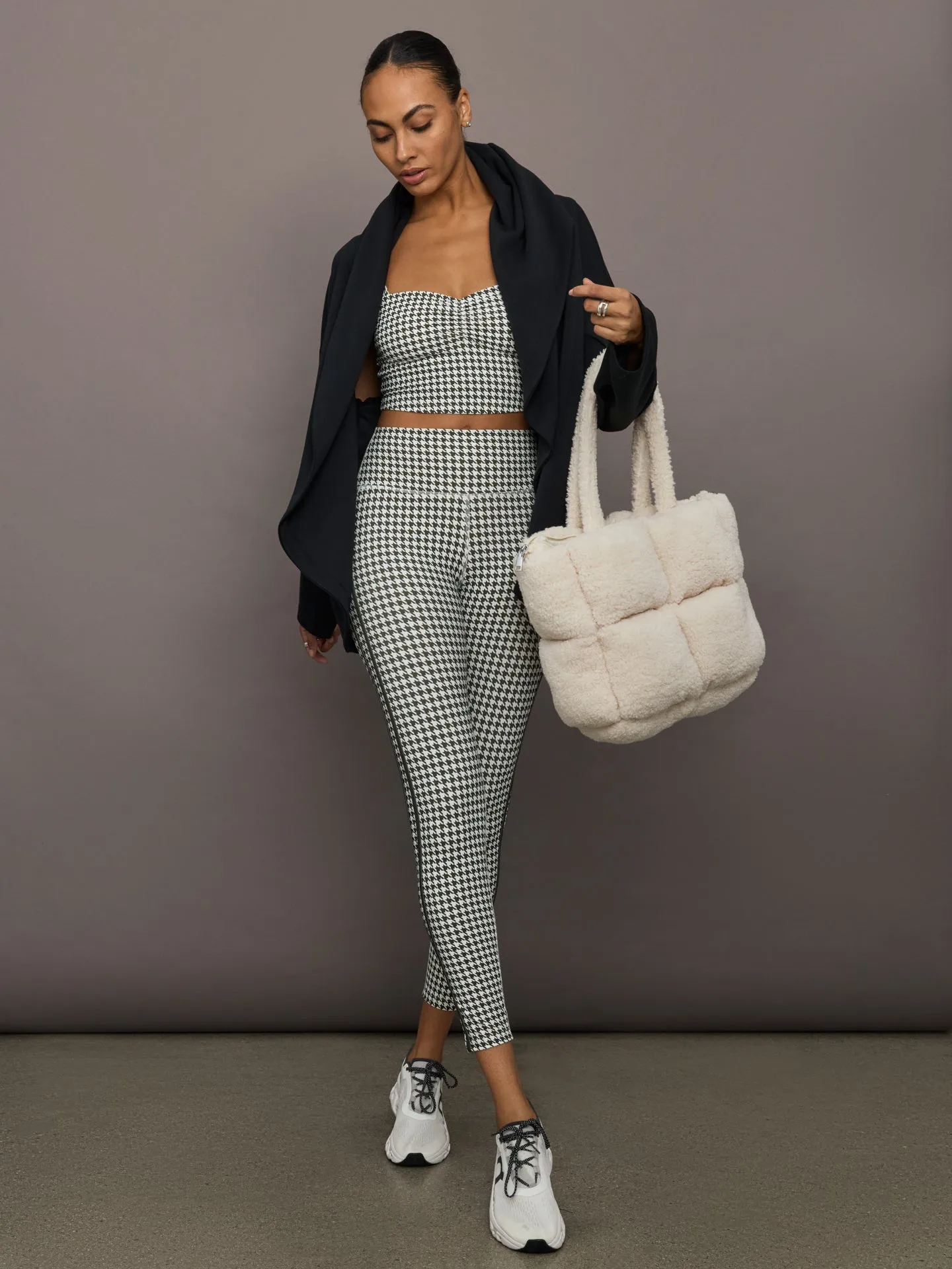 Houndstooth Legging - Ivory / Faded Black sold by Carbon38 product image thumbnail 2