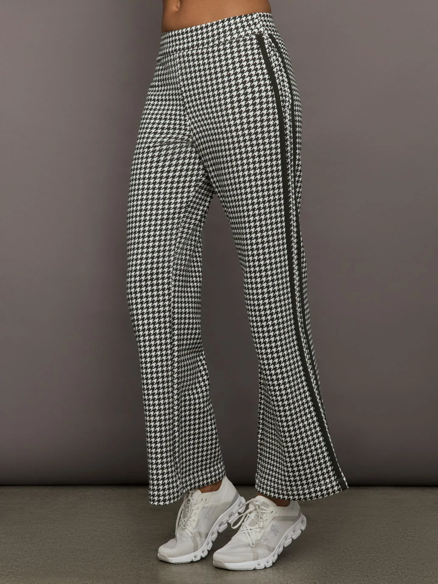 Houndstooth Track Pant - Ivory / Faded Black sold by Carbon38 product image thumbnail 3