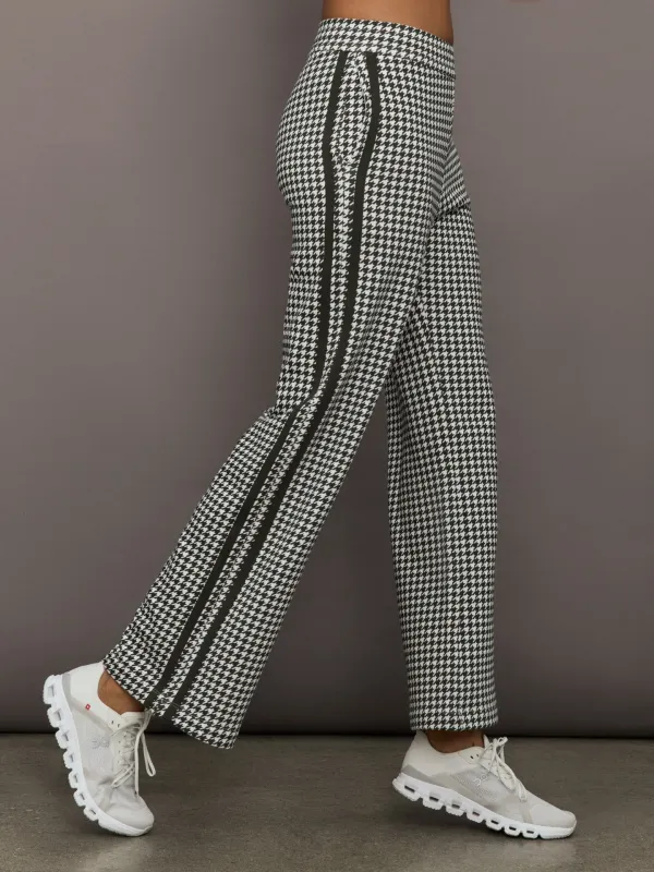 Houndstooth Track Pant - Ivory / Faded Black sold by Carbon38