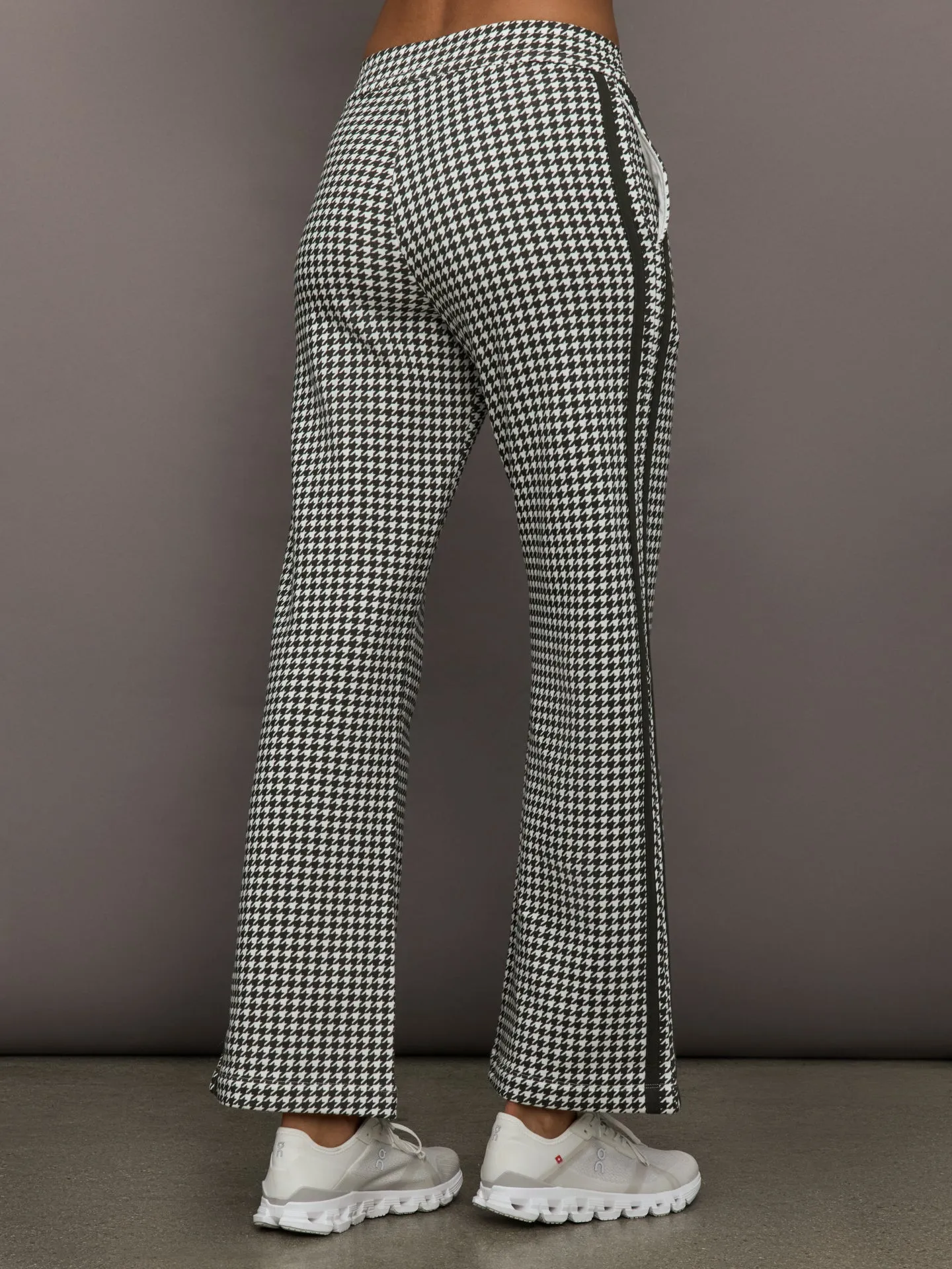 Houndstooth Track Pant - Ivory / Faded Black sold by Carbon38 product image thumbnail 4