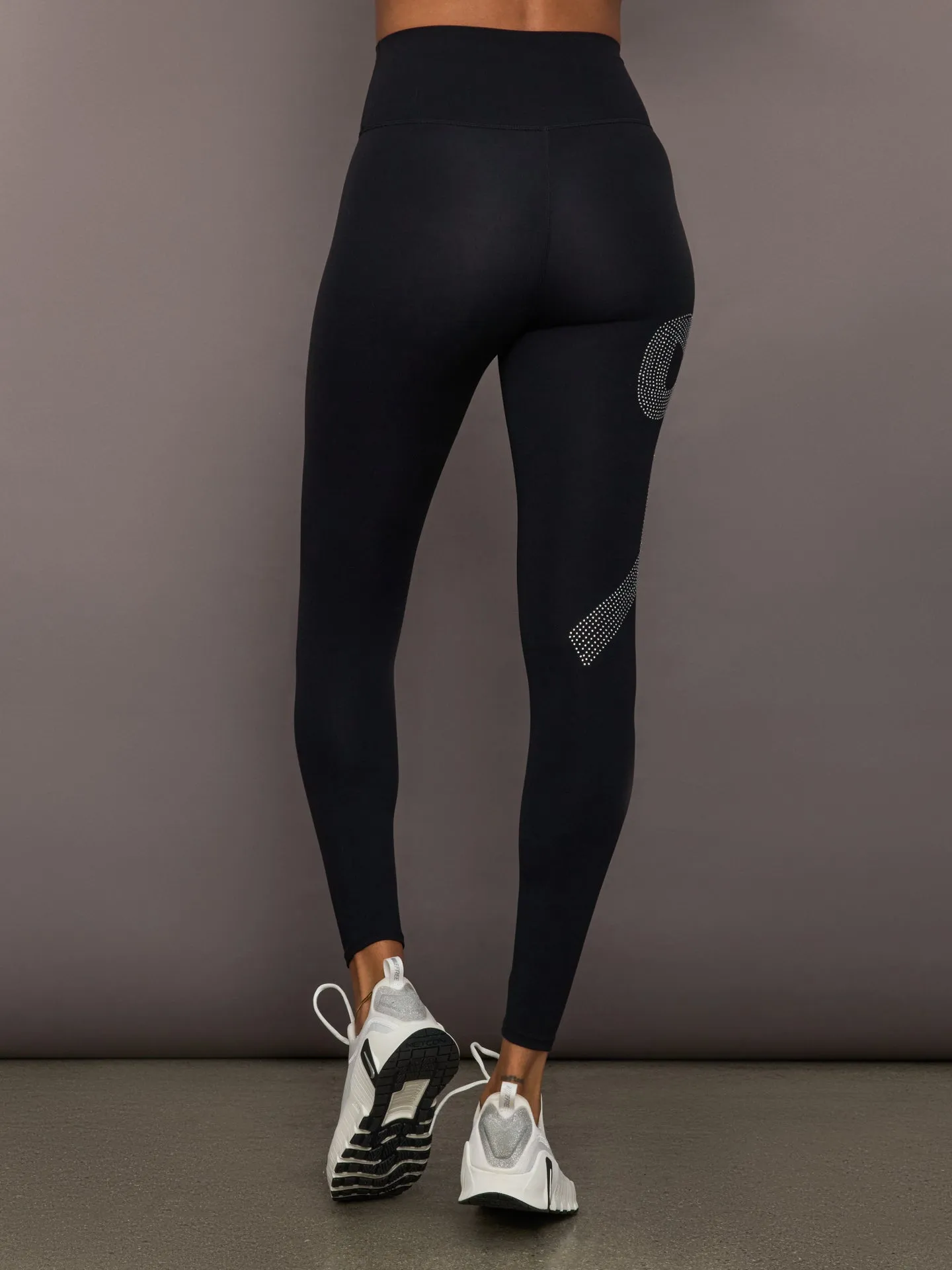 Rhinestone Bow Legging in Melt - Black sold by Carbon38 product image thumbnail 4