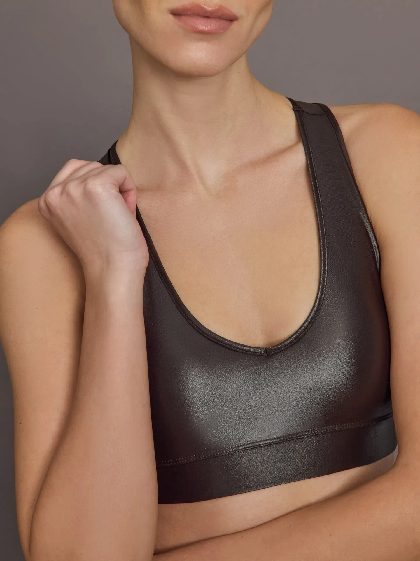 Action Bra in Takara Shine - Chocolate Torte sold by Carbon38 product image thumbnail 5