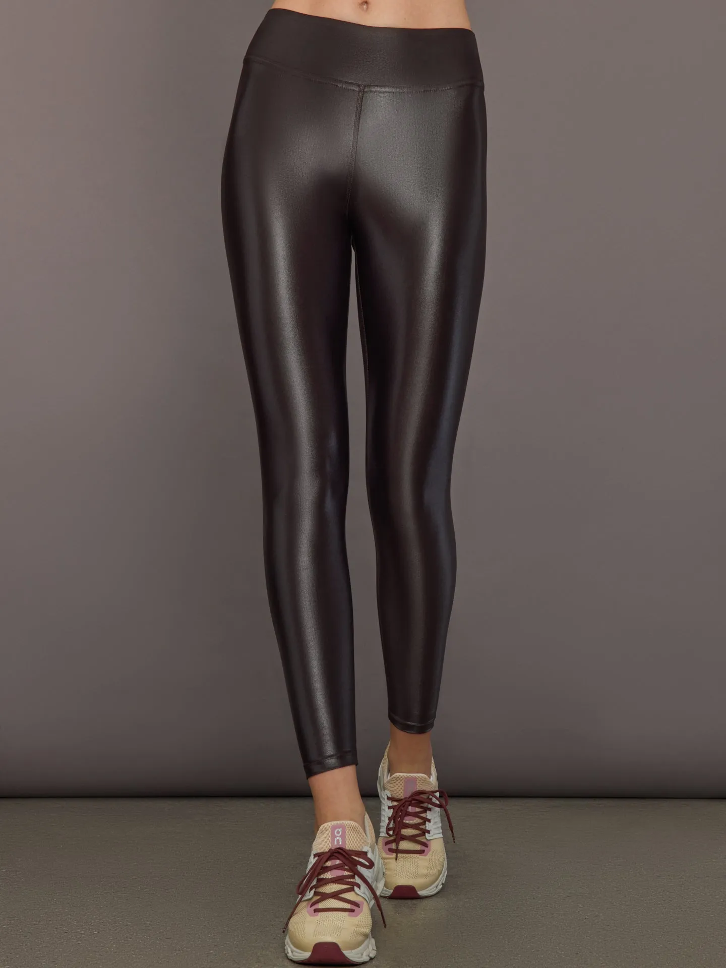 Regular Rise 7/8 Legging in Takara Shine - Chocolate Torte sold by Carbon38