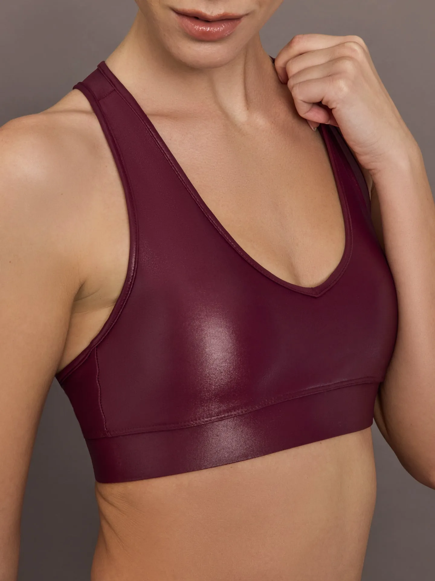 Action Bra 2.0 in Takara Shine - Fig sold by Carbon38 product image thumbnail 4