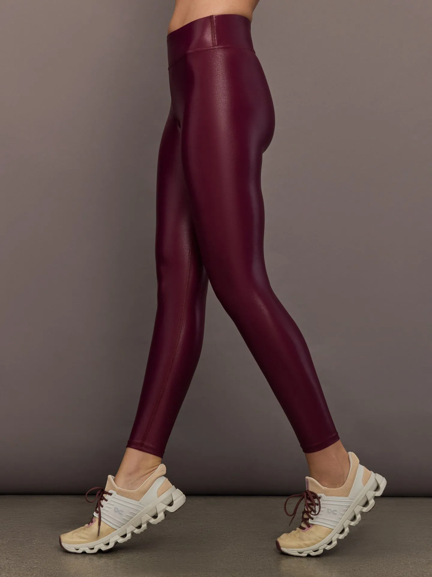 Regular Rise 7/8 Legging in Takara Shine - Fig sold by Carbon38 product image thumbnail 3