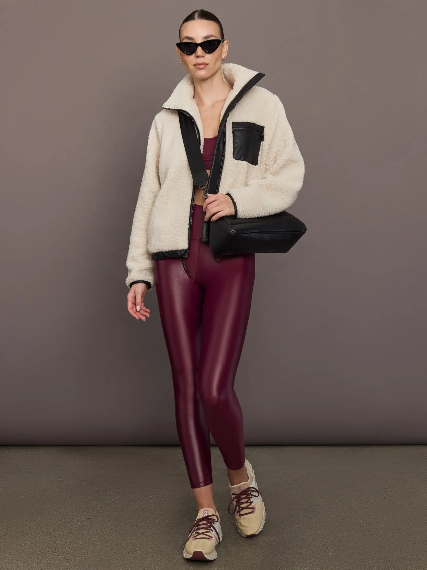 High Rise 7/8 Legging in Takara Shine - Fig sold by Carbon38 product image thumbnail 2