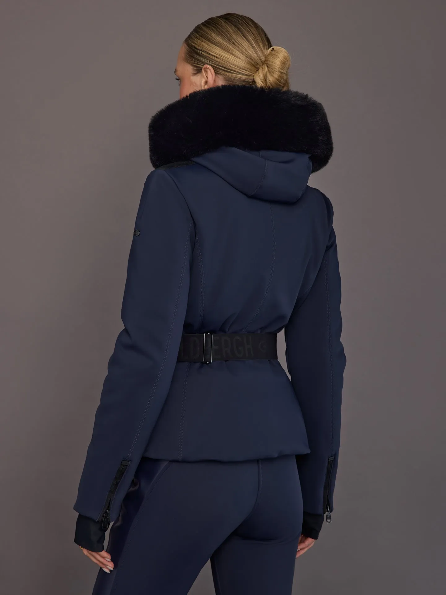 Hida Ski Jacket Faux Border - Navy sold by Carbon38 product image thumbnail 4