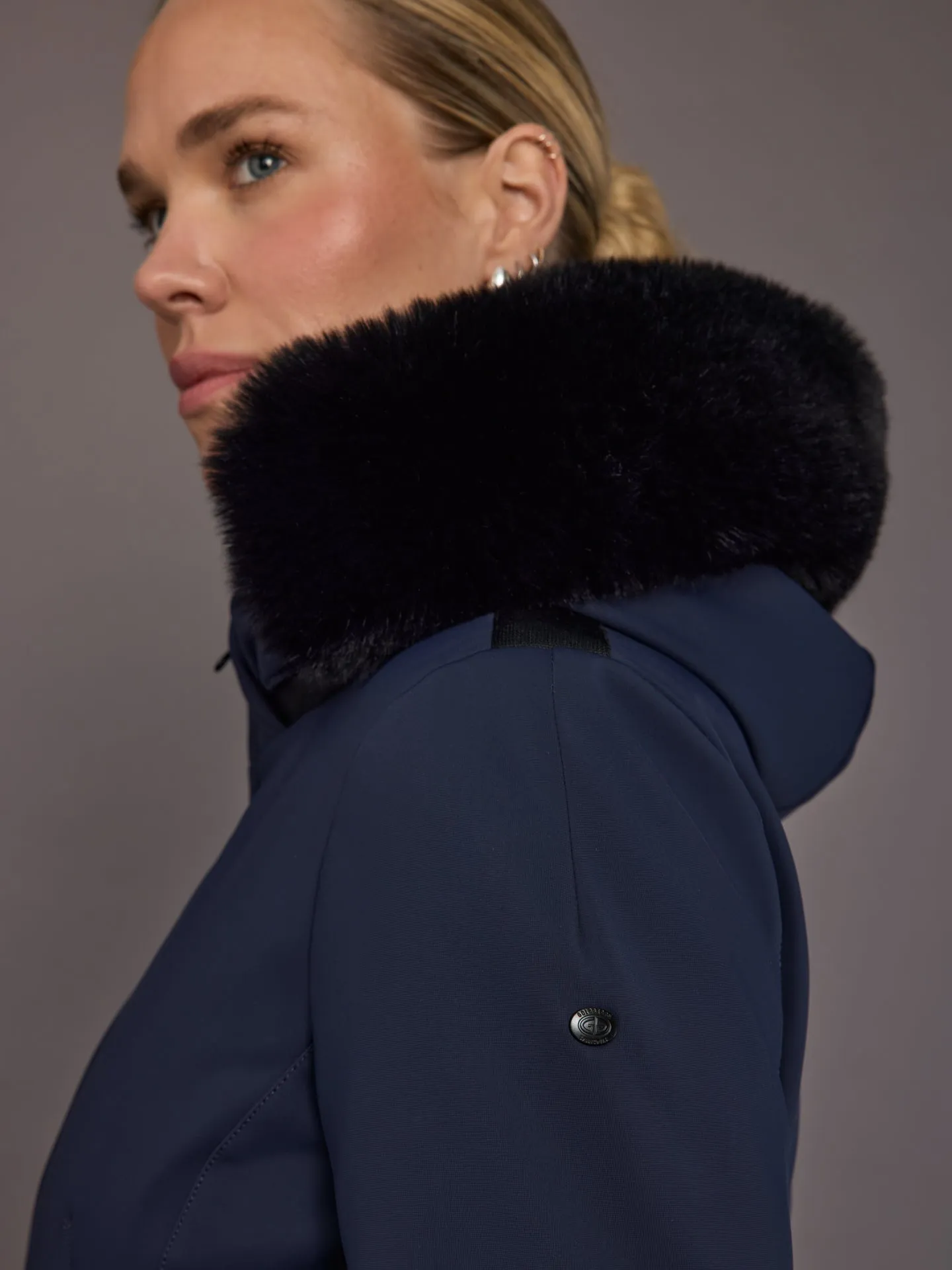 Hida Ski Jacket Faux Border - Navy sold by Carbon38 product image thumbnail 5