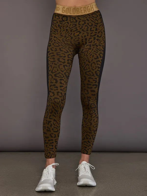 Celeste Baselayer Pant - Leopard made by Goldbergh