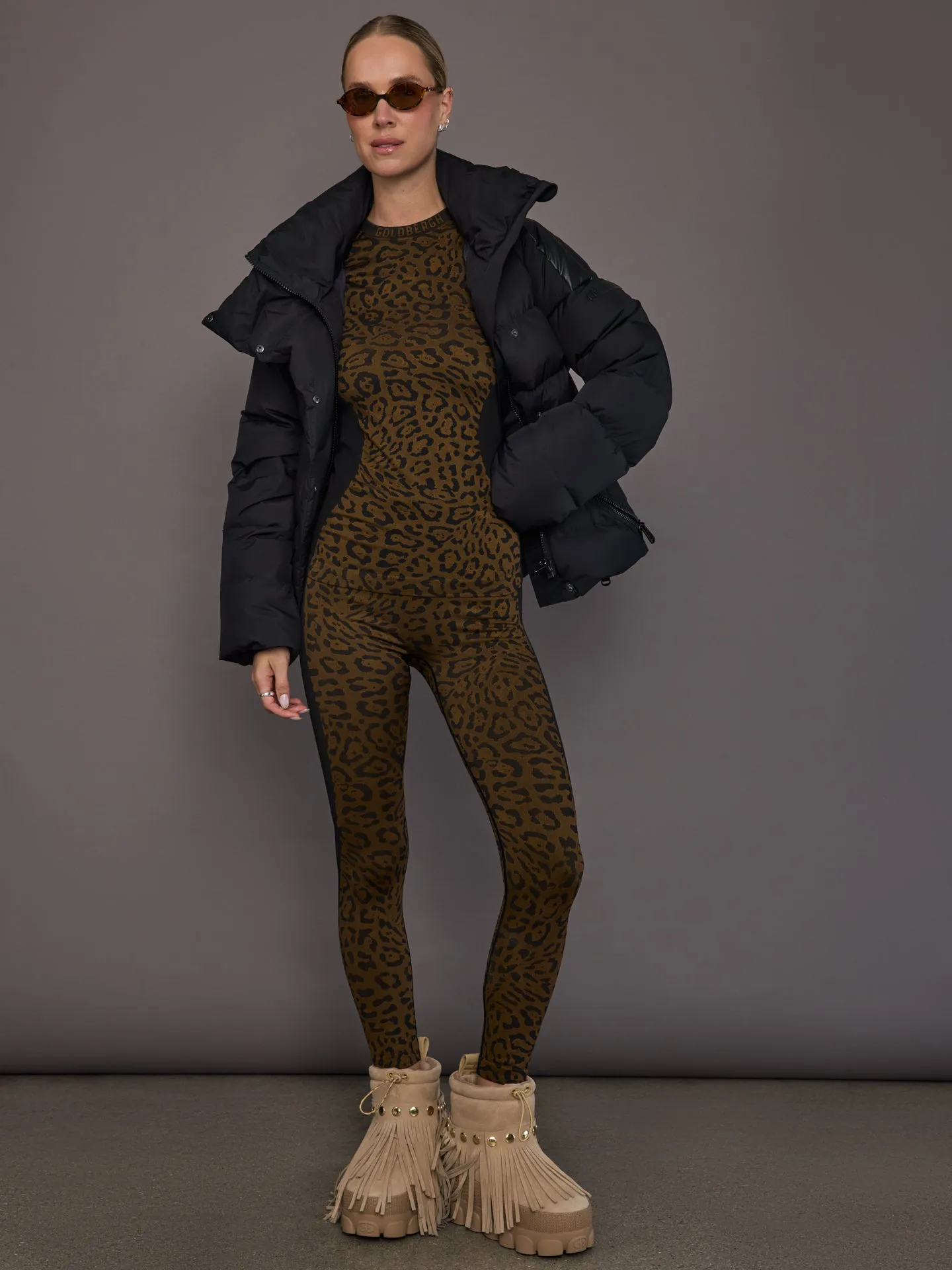 Celeste Baselayer Pant - Leopard sold by Carbon38 product image thumbnail 2
