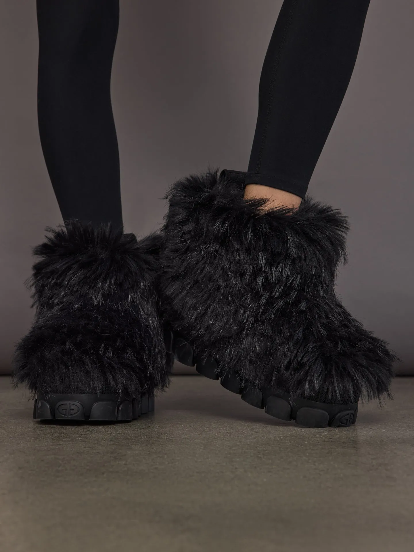 Sofie Faux Fur Snowboot Low - Black sold by Carbon38