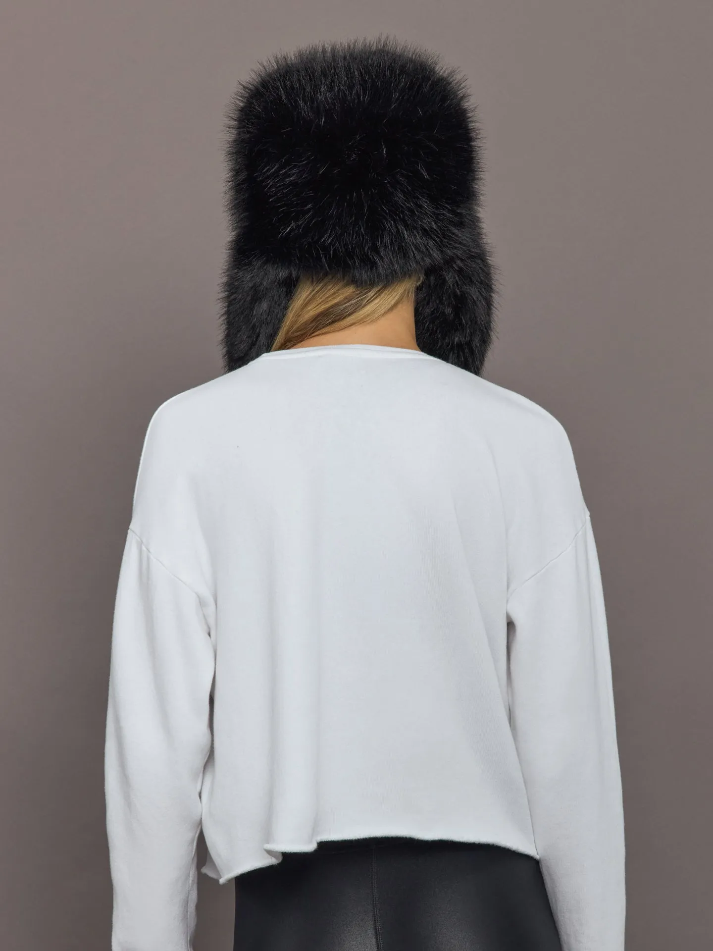 Fox Trapper Hat - Black sold by Carbon38 product image thumbnail 2