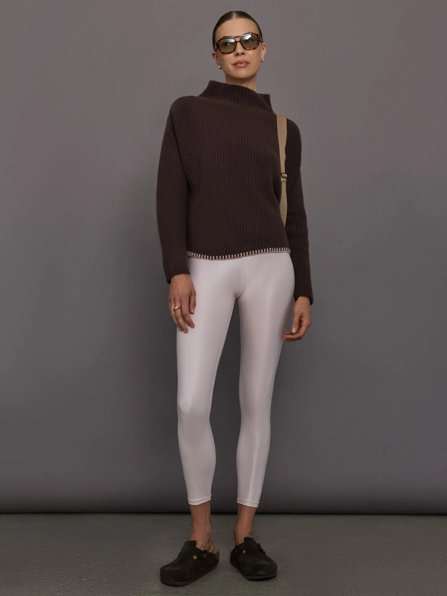 Marlow Cashmere Sweater - Cocoa sold by Carbon38 product image thumbnail 2