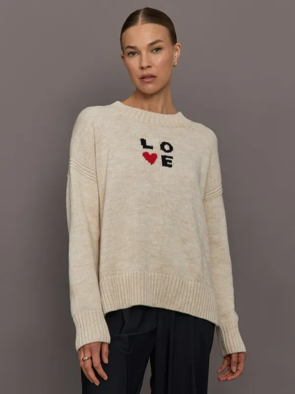 Boyfriend Love Squared Sweater - Natural sold by Carbon38