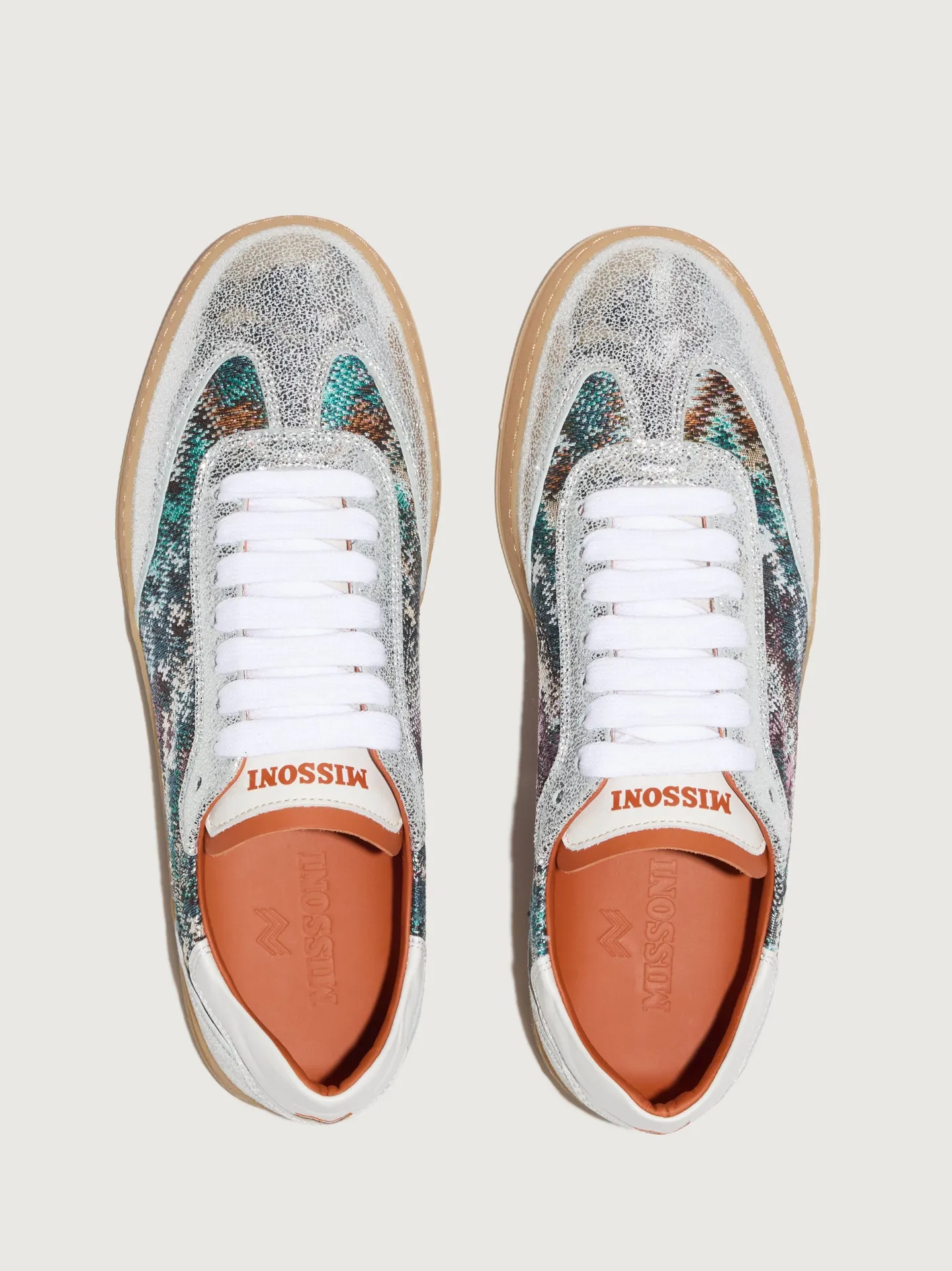 Alice Sneaker - Silver/Fabric Multi Turquoise sold by Carbon38 product image thumbnail 2