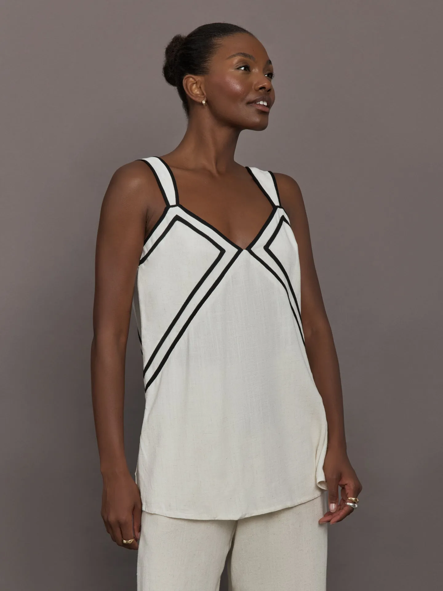 The Airlie Top - Shore sold by Carbon38