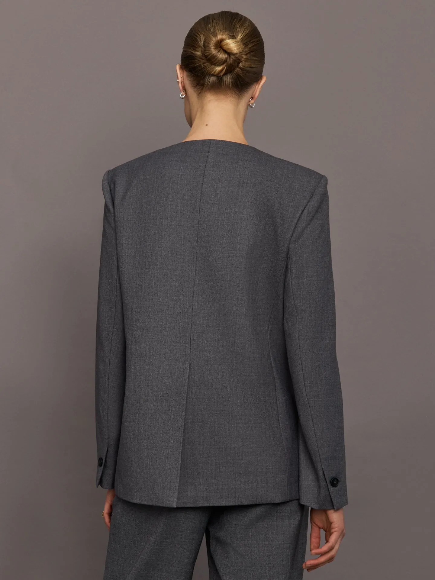 Arlin Blazer - Grey sold by Carbon38 product image thumbnail 4