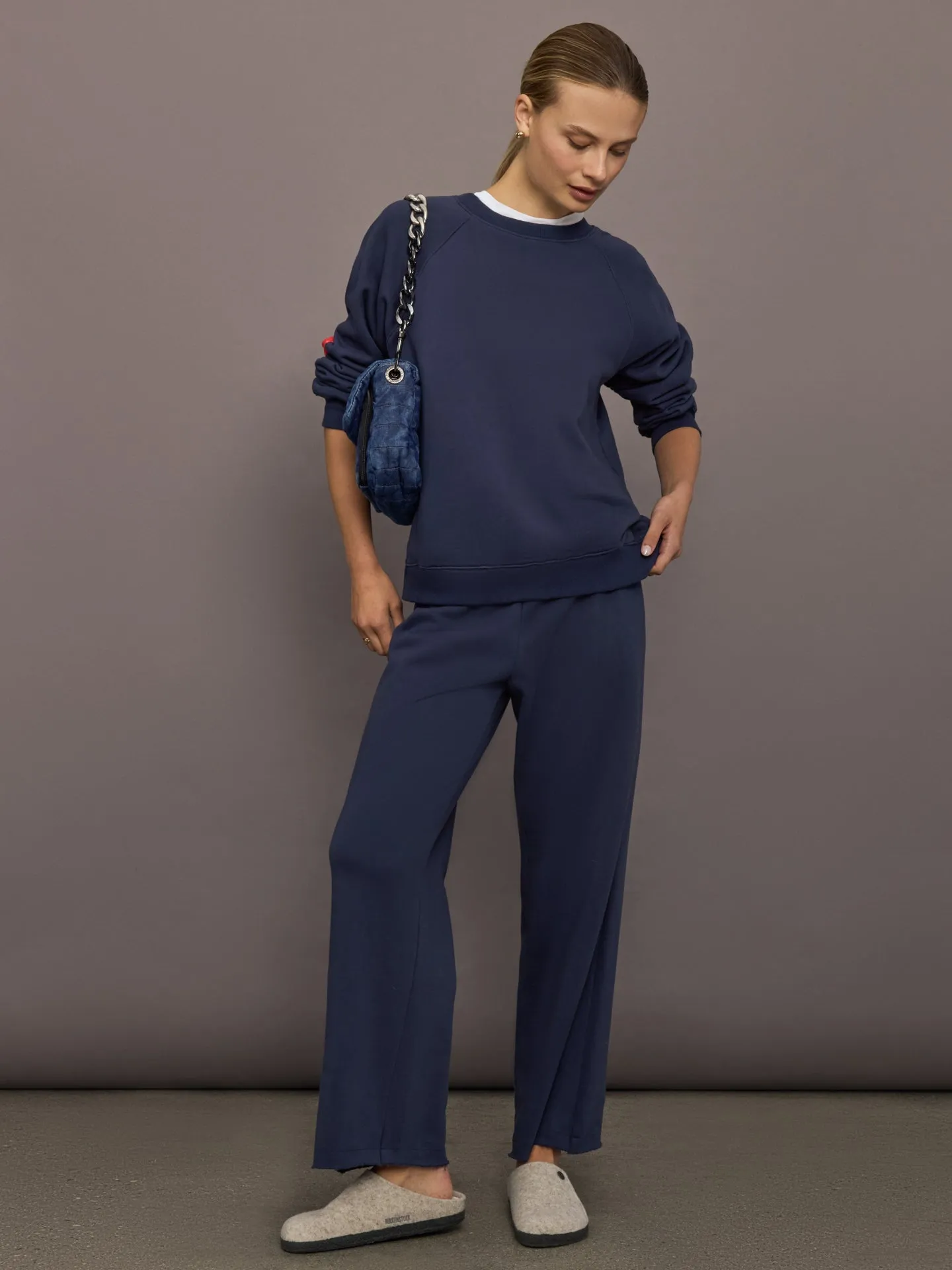 Benton Imperfect Heart Patch Sweatshirt - Indigo Blue sold by Carbon38 product image thumbnail 5