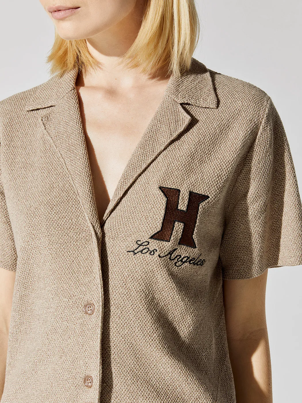 Jungle Camp Short Sleeve Button-Up - Hickory sold by Carbon38 product image thumbnail 4