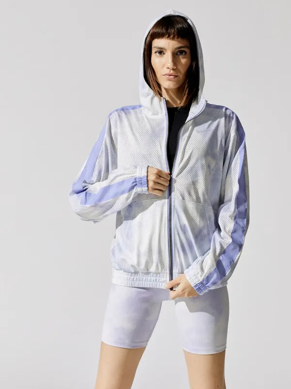 Sportswear Icon Clash Mesh All Over Print Jacket - Light Thistle/Light Thistle sold by Carbon38