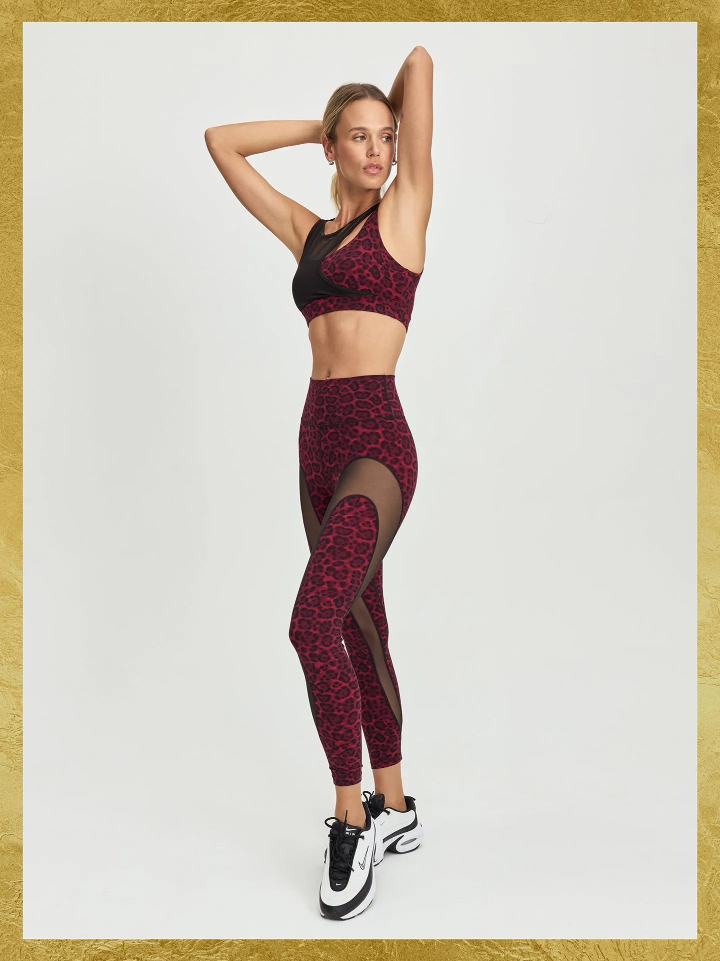 Red Leopard Spliced Bundle sold by Carbon38