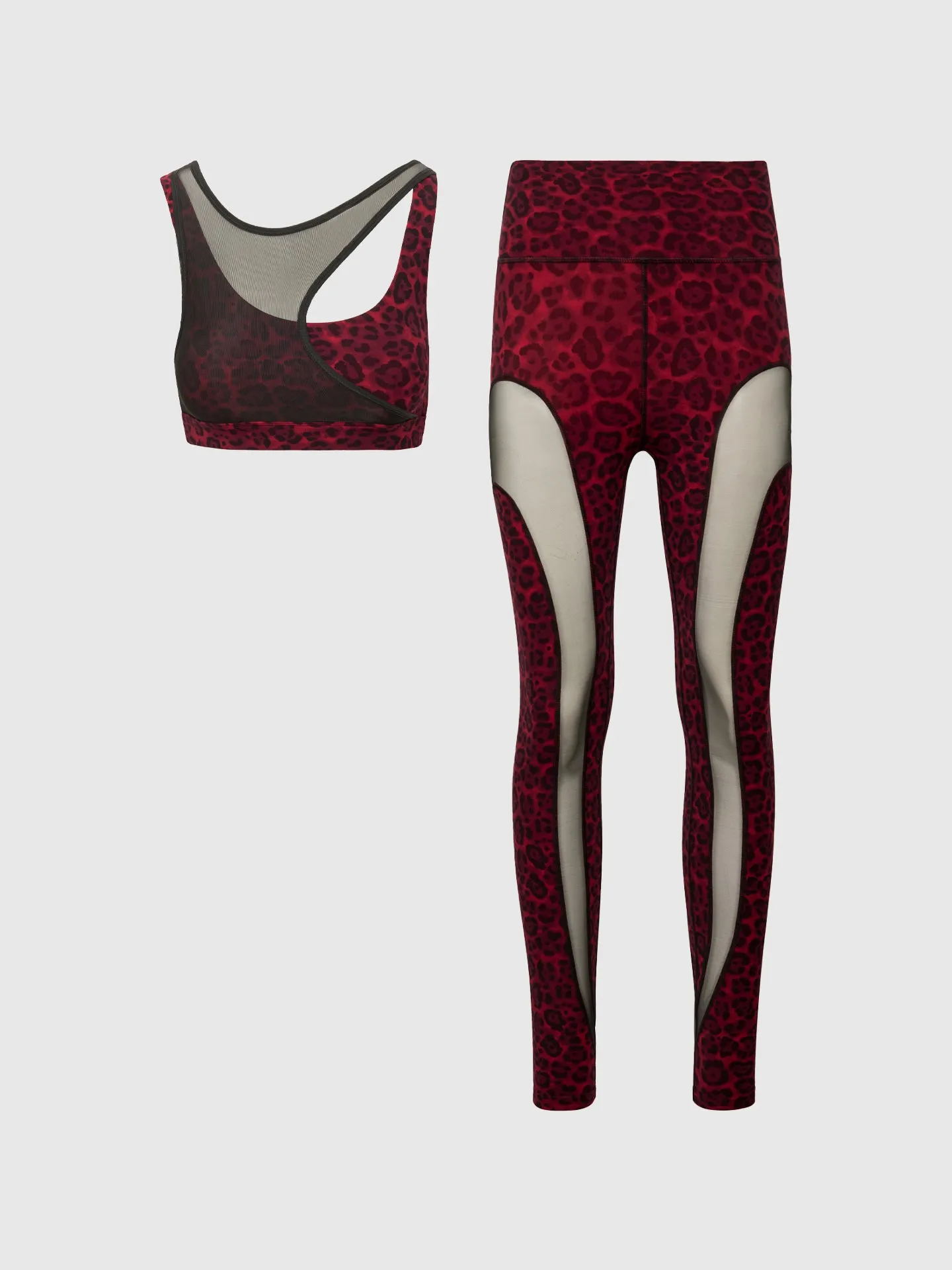 Red Leopard Spliced Bundle sold by Carbon38 product image thumbnail 3