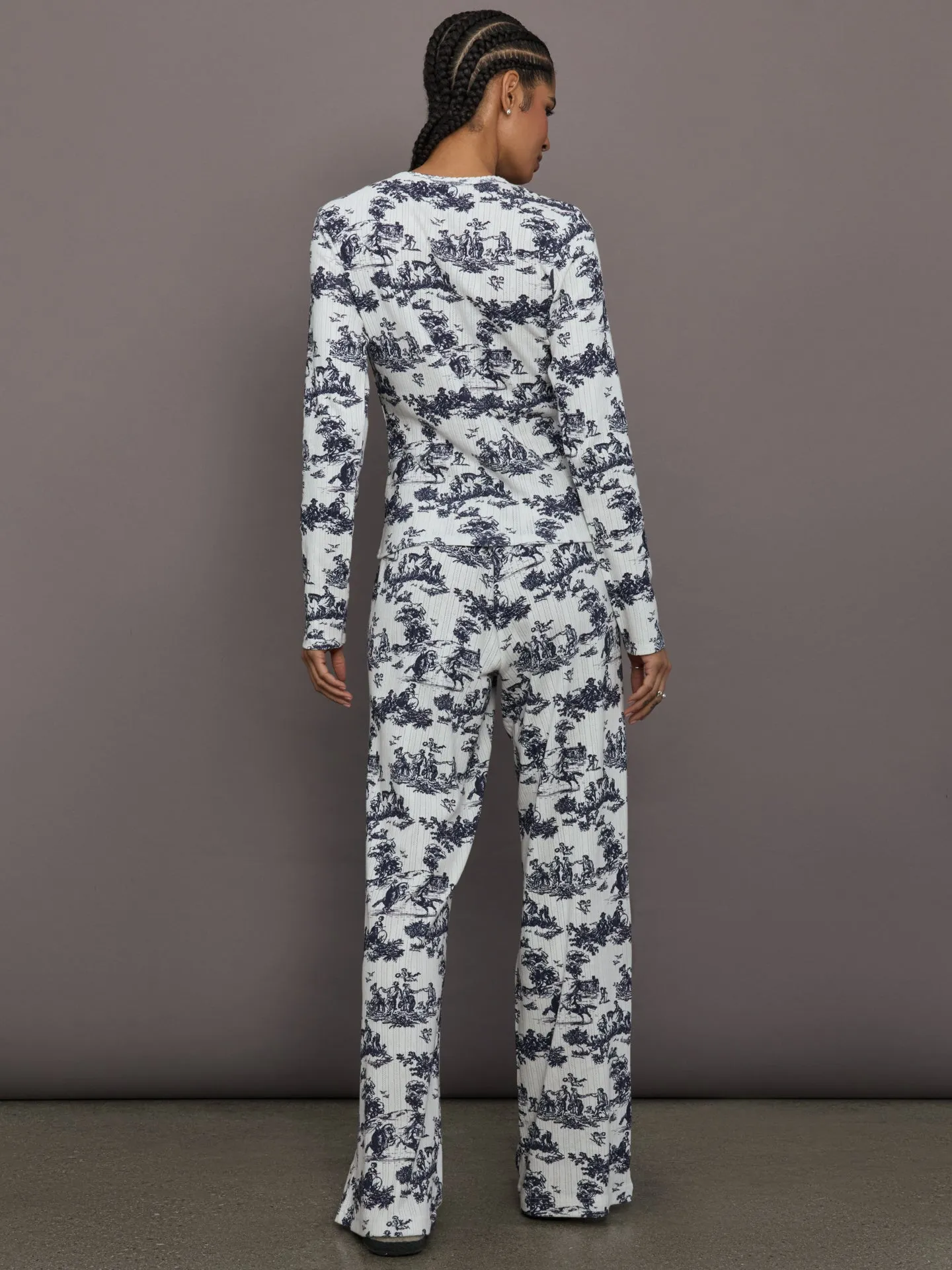 Toile Sleep Set - Navy Toile sold by Carbon38 product image thumbnail 5
