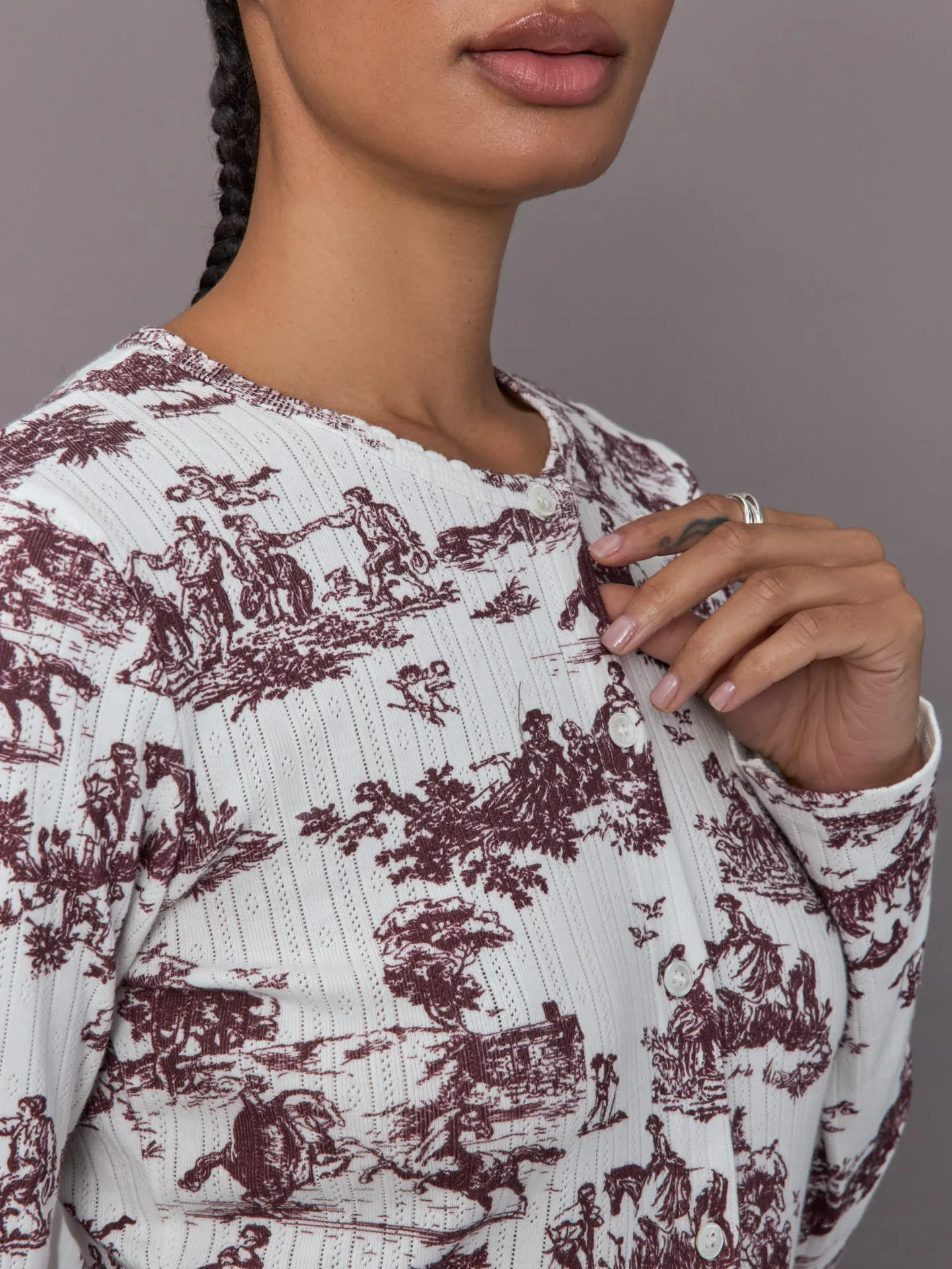 Toile Sleep Set - Fig Toile sold by Carbon38 product image thumbnail 5