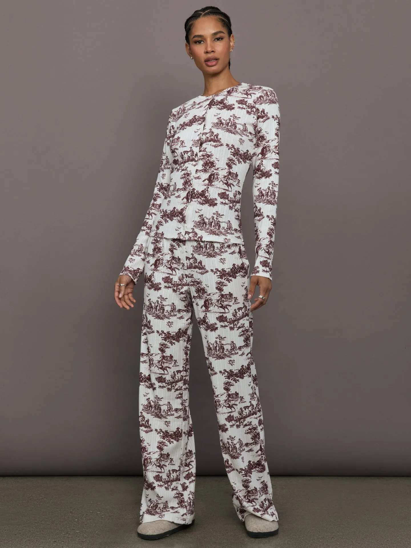 Toile Sleep Set - Fig Toile sold by Carbon38