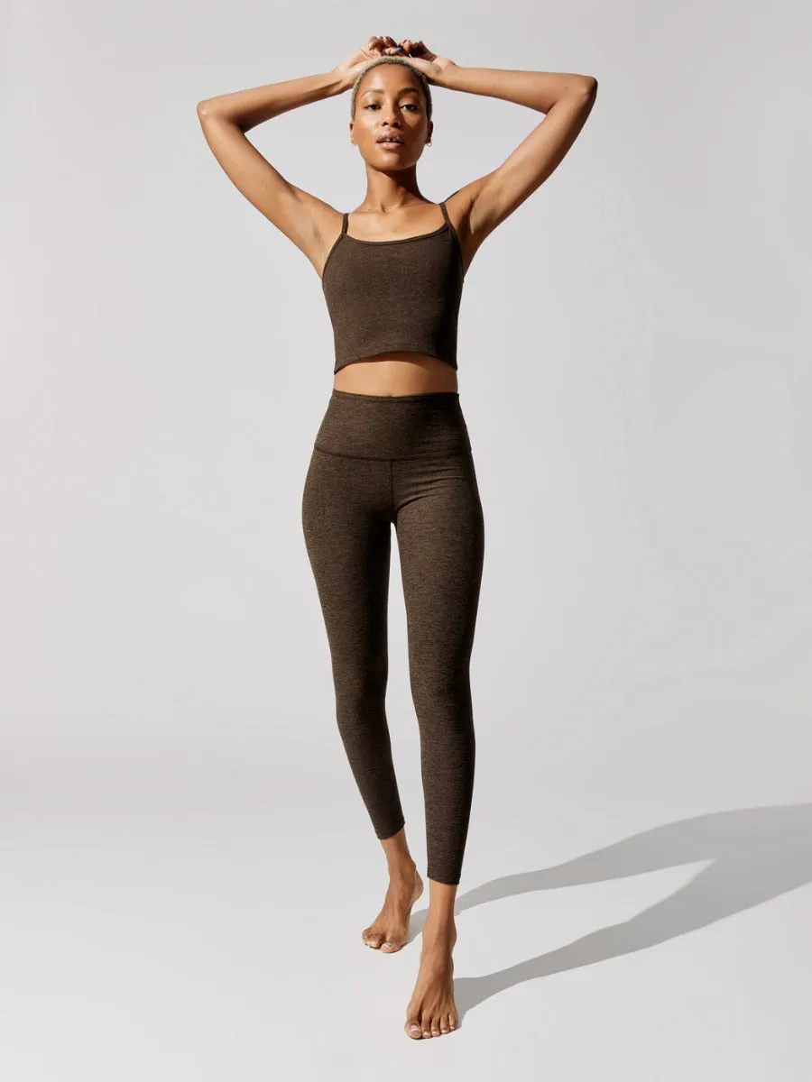 Spacedye Caught in the Midi High Waisted Legging - Chocolate Chip Espresso sold by Carbon38 product image thumbnail 5