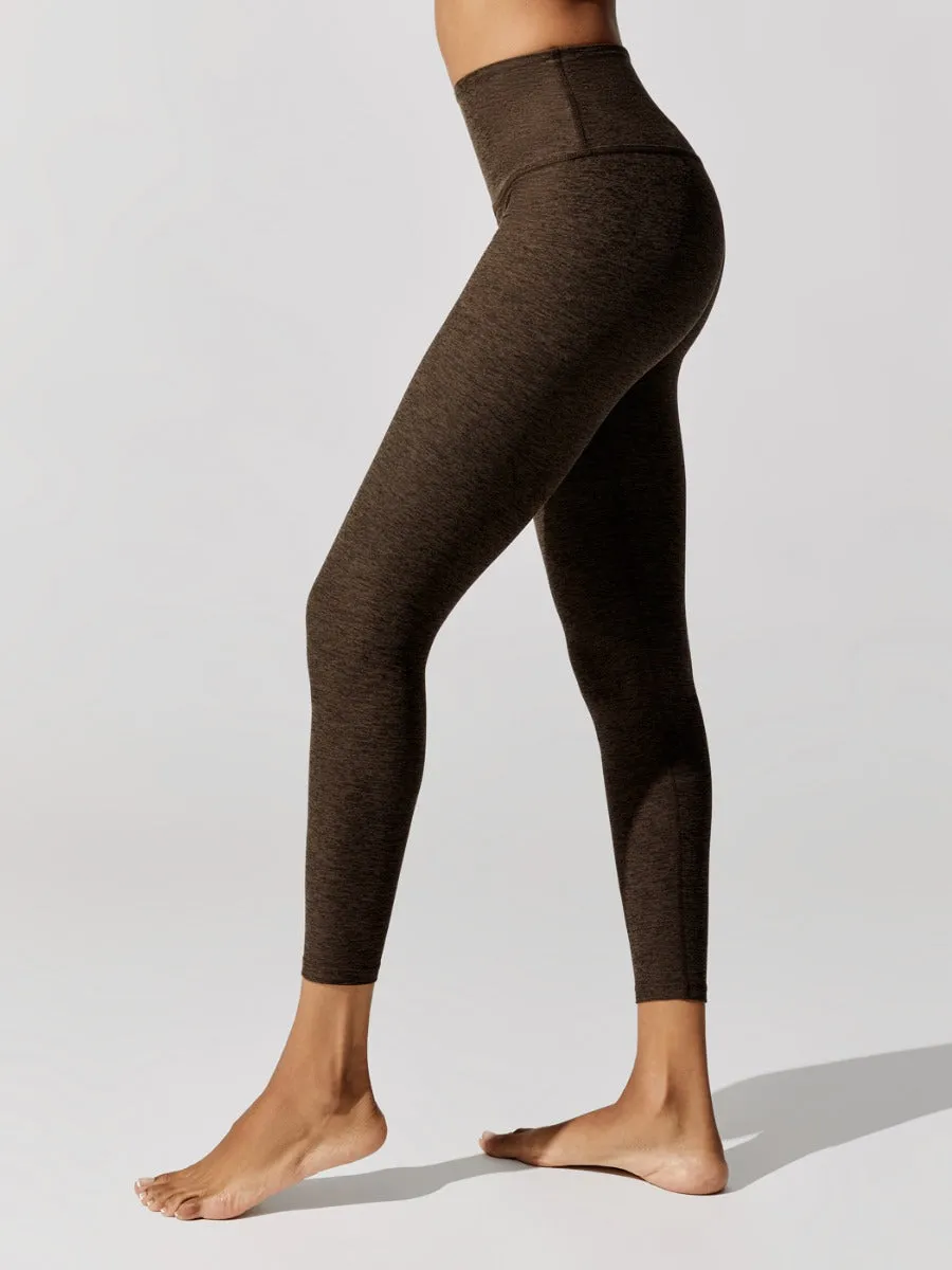 Spacedye Caught in the Midi High Waisted Legging - Chocolate Chip Espresso sold by Carbon38 product image thumbnail 2