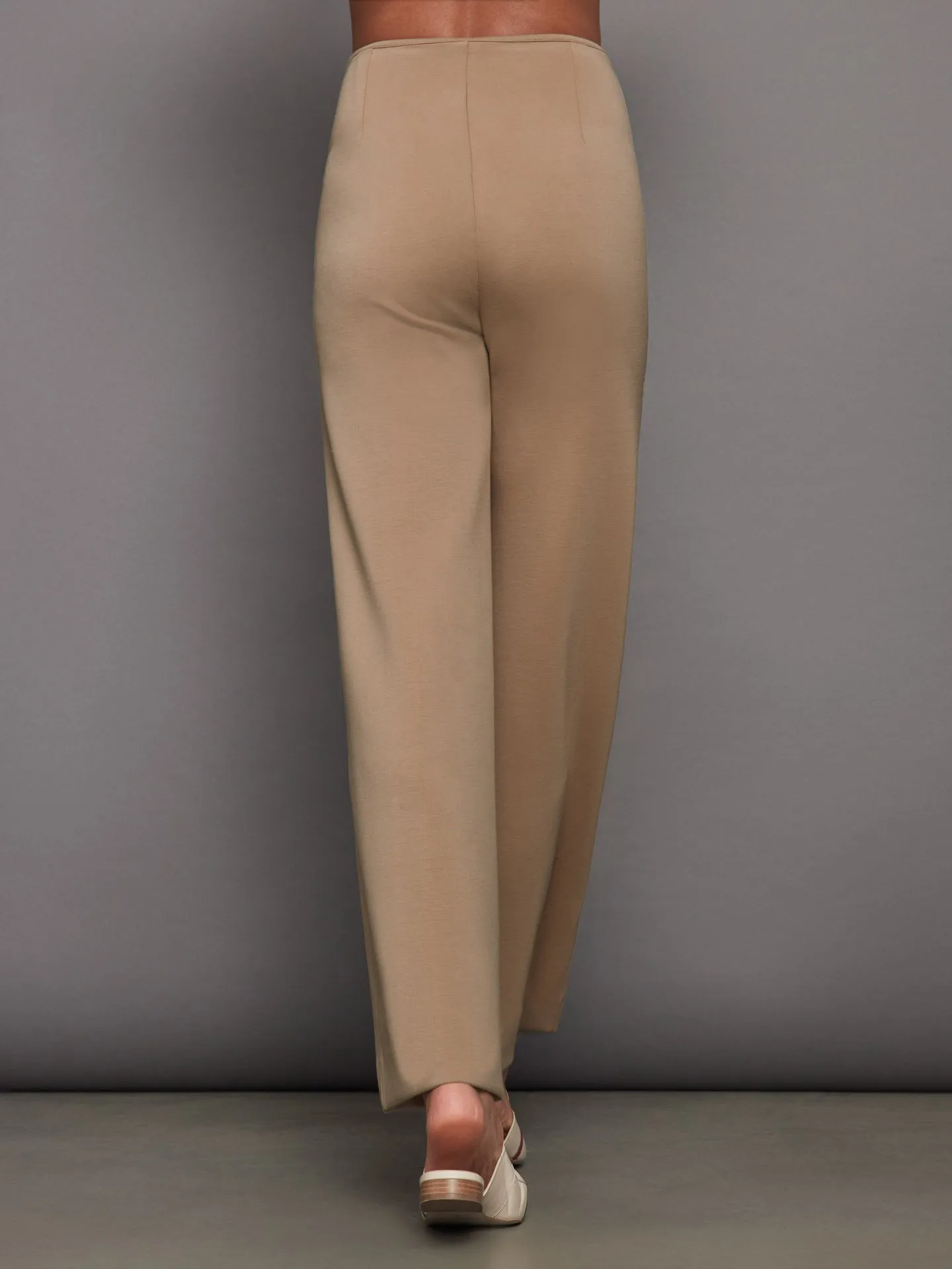 High Waisted Scuba Pant - Beige sold by Carbon38 product image thumbnail 3