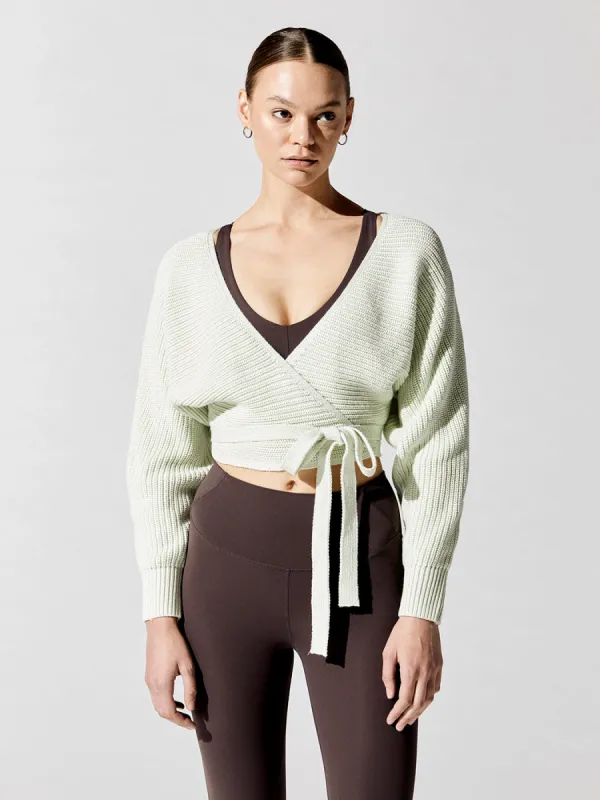 Wrap Top - White Sage sold by Carbon38