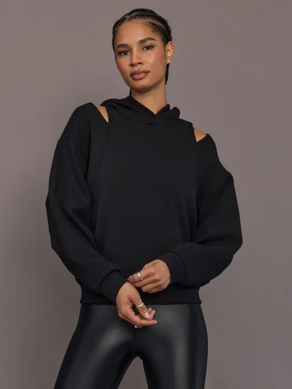 Carve hoodie - Black made by MICHI